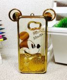 Case Água Glitter Mickey Gold Galaxy A5 A520