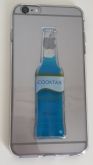 *Case Silicone Cooktail Liquido Azul iPhone 6 Plus/ 6s Plus