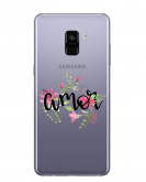 Case de Silicone Amor Galaxy A8 Plus