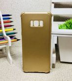 Case 360 de Silicone Dourada Galaxy S8 Plus