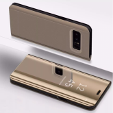 Case Capinha Flip Espelhada Dourada Galaxy Note 8