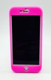 Case 360 Híbrida de Silicone Pink iphone 7 plus