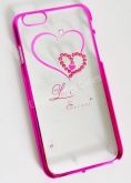 Case Luxuosa Strass Rosa Mod1 iphone 6/6s