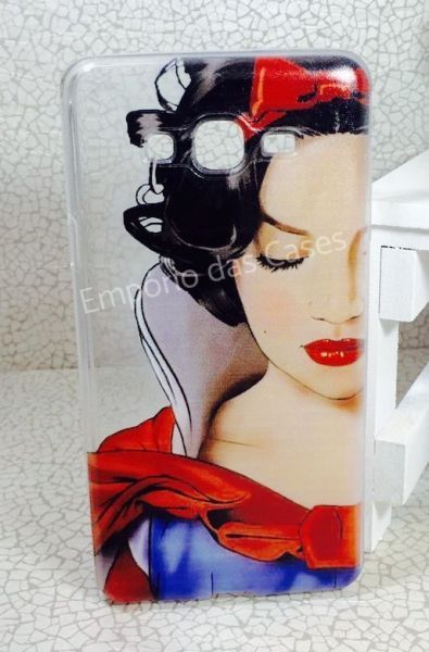 Case de Silicone Branca de Neve Galaxy A5 A500