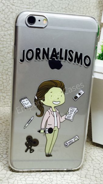 Case de Silicone Profissão Jornalismo iphone 6 Plus/6s Plus