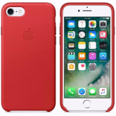 Case Couro Vermelho iphone 7