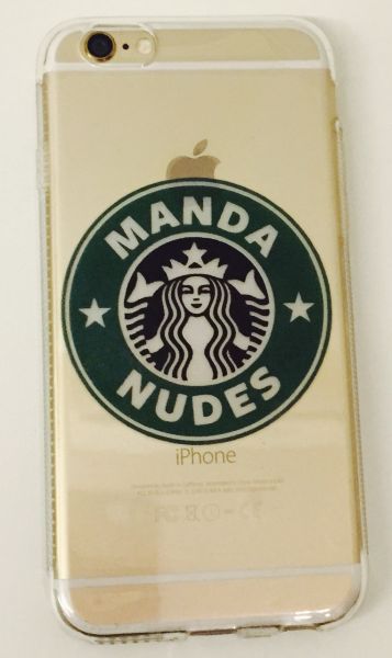 Case de Silicone Manda Nudes iphone 6/6s