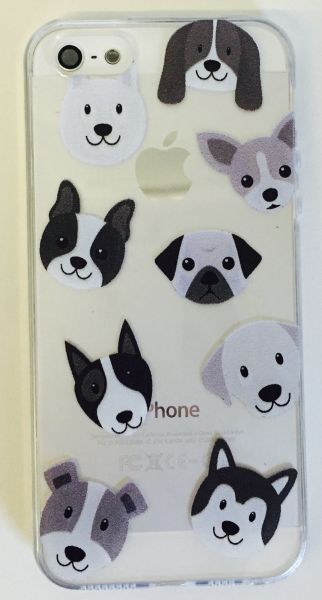 Case de Silicone Love Dogs iphone 5/5s/SE