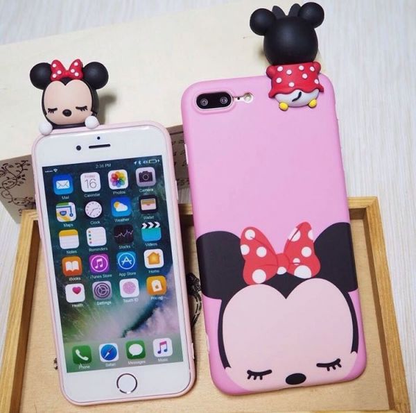 Case 3D Agarradinho Minnie iphone 7