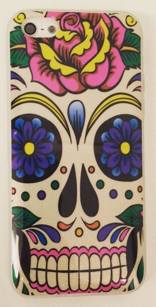 Case Brilhosa Caveira Mod1 iphone 5c