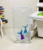 Case 3D Sereia Glitter Galaxy J7 Prime