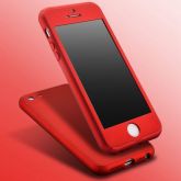 Case 360 Híbrida Luxo Vermelho iphone 5/5s/SE