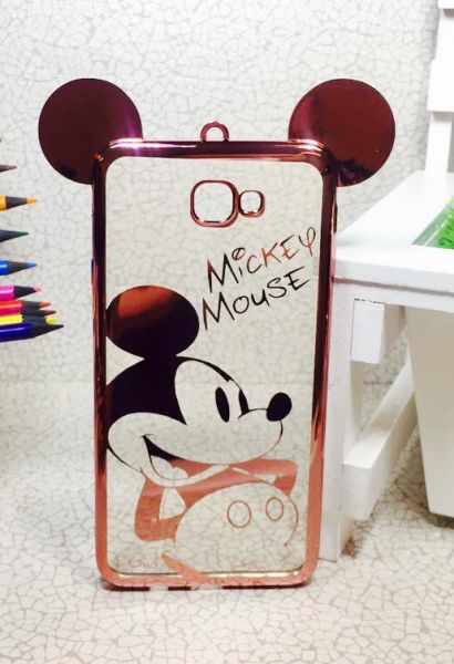 Case Luxo Mickey Pose Orelha Rose Galaxy J7 Prime