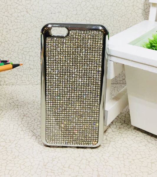 Case Glamour Strass Prata iphone 6/6s