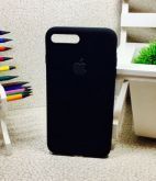 Case Silicone Basica Preto iphone 8 Plus