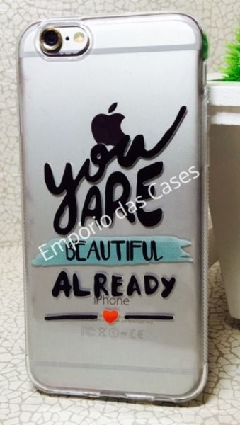 Case de Silicone You Are Beautiful iphone 6/6s