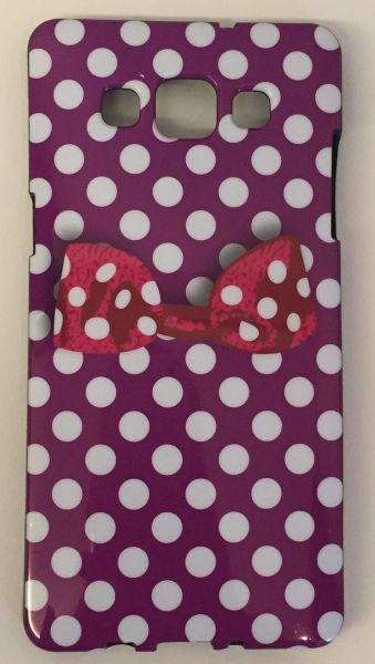 Case de Silicone Laço Minnie Roxo Galaxy A5