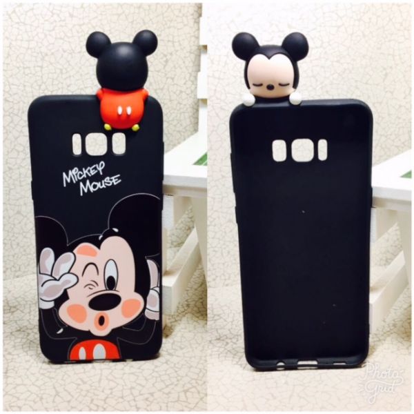 Case 3D Mickey Espelho Agarradinho Galaxy S8