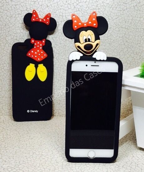 Case 3D Minnie Agarradinho iphone 6/6s