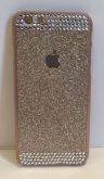 Case Apple Luxo Dourado com Strass iPhone 6