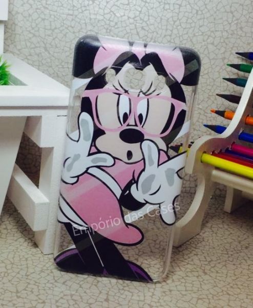 Case de Silicone Minnie Espelho Galaxy A5 A500