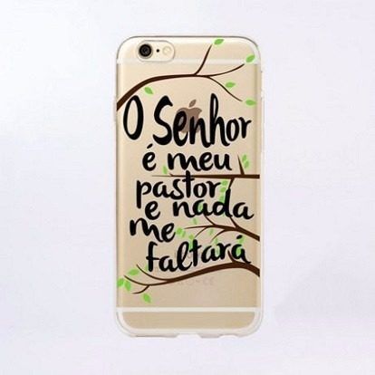 Case de Silicone Salmo 23 iphone 6