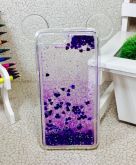 Case Orelha Glitter Roxo iphone 7 plus