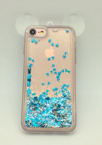 Case Água Orelha Mickey Azul iphone 8