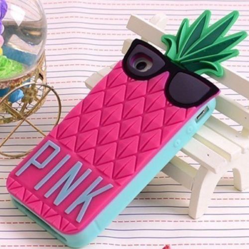 Case Abacaxi Pink iphone 5/5s/SE