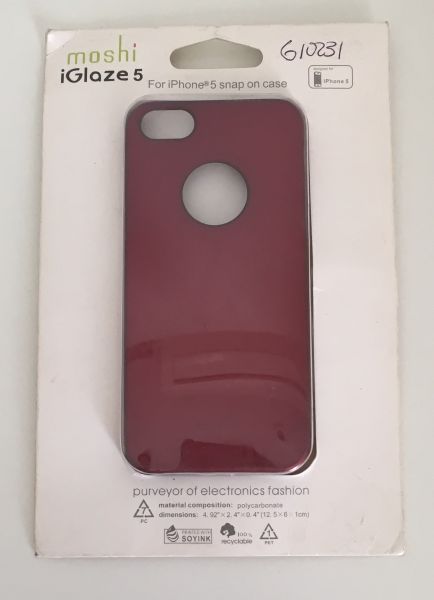 Case Anti Impacto Moshi Vinho iPhone 5/5s/SE