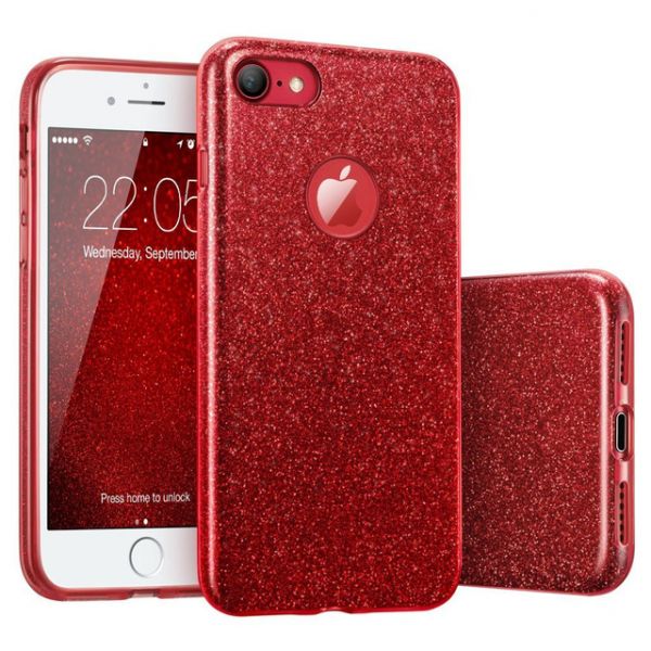 Case Brilhante Vermelho iphone 7 plus