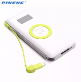 Bateria Externa Sem Fio Pineng 10.000 mAh