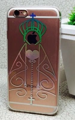 Case de Silicone Santa Neon iphone 6/6s