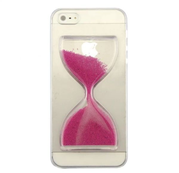 Case Ampulheta Rosa para iPhone 5C