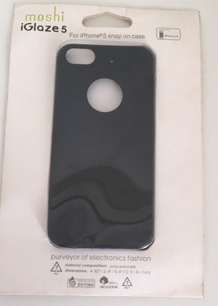 Case Anti Impacto Moshi Preto iPhone 5/5s/SE