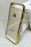 Case de Silicone Luxo Borda com Strass iphone 5/5s/SE