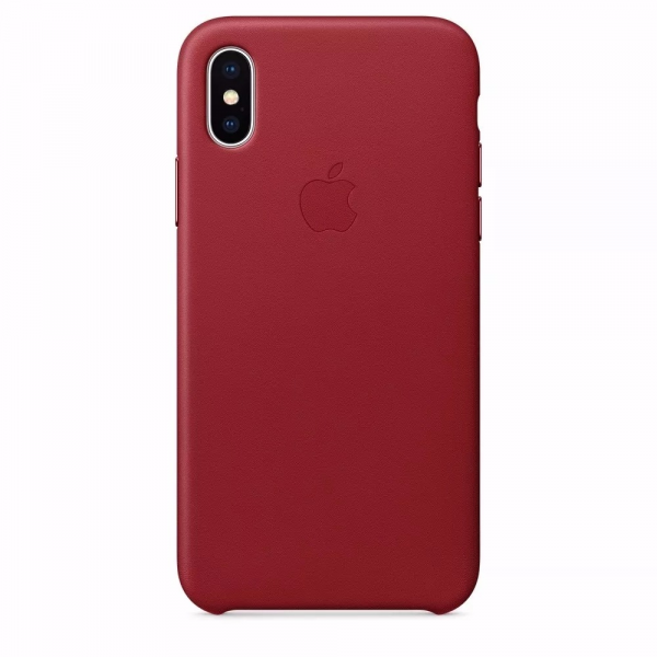 Case Couro Vermelho iphone X