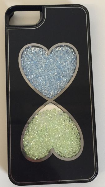 Case Corações de Cristais mod.1 iPhone 5/5s/SE