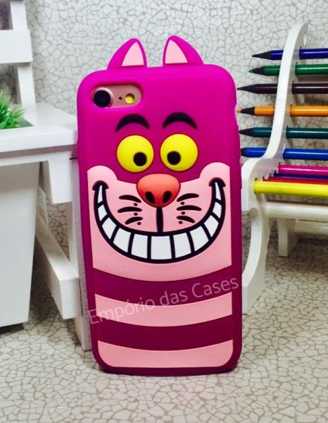 Case 3D Gato Cheshire iphone 7