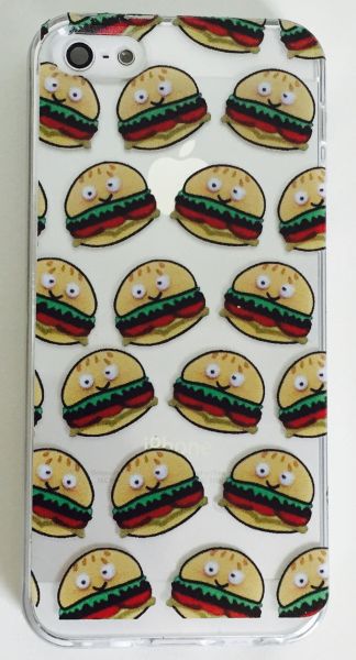 Case de Silicone Hamburguer Lanche iphone 5/5s/SE