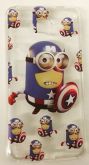 Case de Silicone Minions Capitao America Galaxy Gran Prime