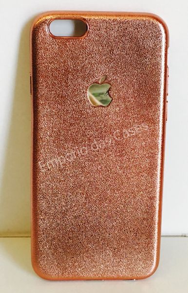 Case de Silicone Glitter Luxo Rosa iPhone 6/6s