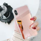 Case Anti Impacto Espelhada Rose iPhone 7 Plus