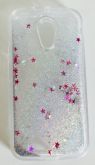 Case Água Glitter Star Prata Moto G2