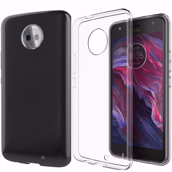 Case de Silicone Transparente Moto X4