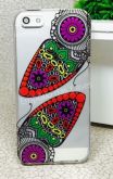 Case de Silicone Borboleta Henna iphone 5/5s/SE