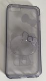 Case de Silicone 3D Hello Kitty Preto iPhone 5/5s/SE
