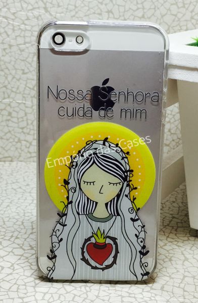 Case de Silicone Cuida de mim iphone 5/5s/SE