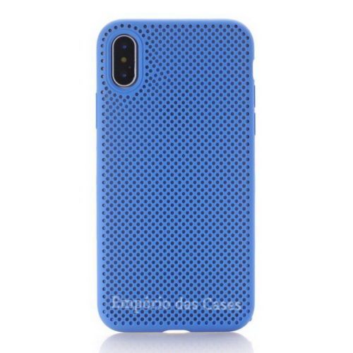 Case Respirável Azul iPhone 8 Plus