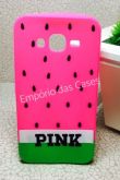 Case 3D Melancia Pink Rosa Galaxy Gran Prime